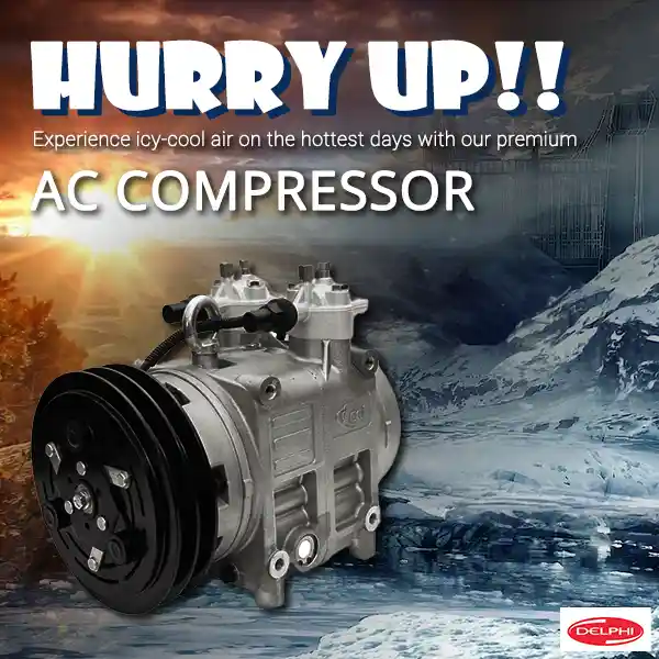 Reliable AC Compressor - Keep Your Vehicle Cool and Comfortable!
